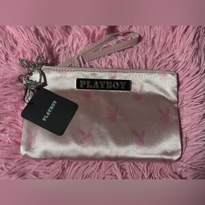 Playboy Blush Satin Clutch